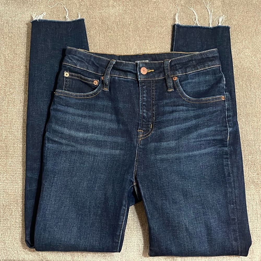 J. Crew Curvy Toothpick Dark Wash Jeans